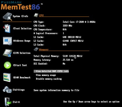 MemTest 86 скачать для Windows 7, 8, 10